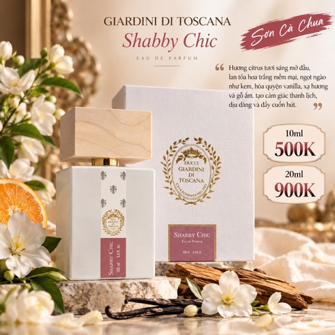 Nước Hoa Unisex Giardini Di Toscana Shabby Chic EDP