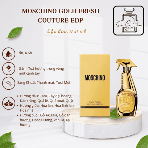 Nước Hoa Nữ Moschino Gold Fresh Couture EDP