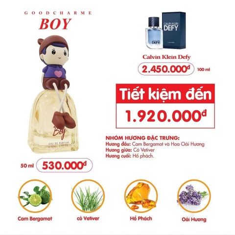 Nước Hoa Trẻ Em Good Charme Boy 50ml