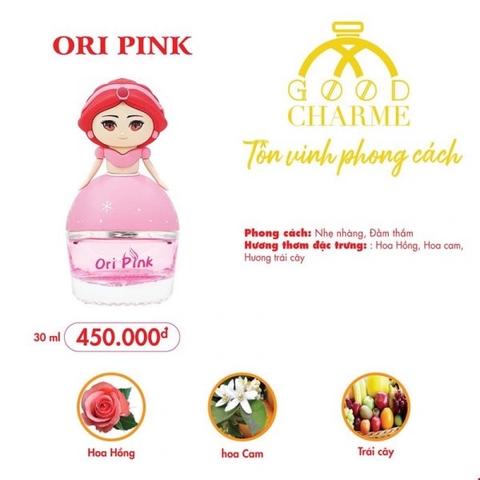 Nước Hoa Trẻ Em Charme Ori Pink 30ml