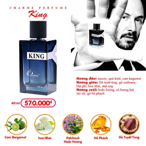 Nước Hoa Nam CHARME KING 60ML