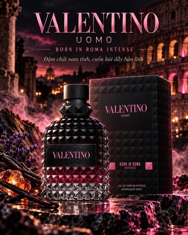 Nước Hoa Nam Valentino Uomo Born In Roma EDP Intense