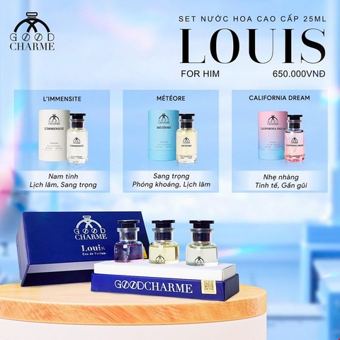 Set Nước Hoa Good Charme Louis Cho Nam
