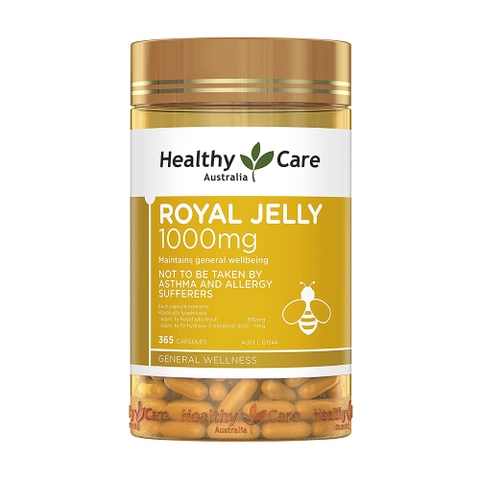 Sữa Ong Chúa Healthy Care Royal Jelly 1000mg 365 Viên của Úc MP