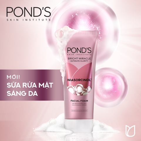 Sữa Rửa Mặt Pond Bright Miracle - Tuýp 100G