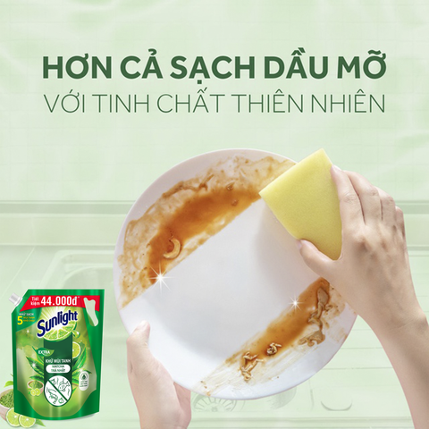 Nước Rửa Chén Bát Sunlight - Túi 3Kg