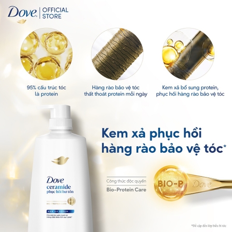 Kem Xả Dove Phục Hồi Hư Tổn - Chai 600G