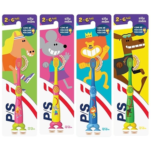 Bàn Chải Đánh Răng PS Cho Bé 2-6 Tuổi