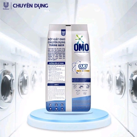 Bột Giặt OMO Chuyên Dụng Trắng Sạch Khử Mùi Hiệu Quả - Túi Lớn 5.5KG