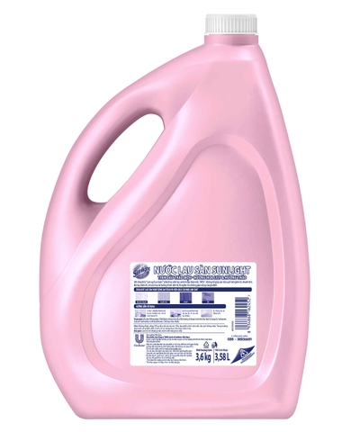 Nước Lau Sàn Sunlight Tinh Dầu Hoa Lily & Bạch Trà - Can 3.6kg