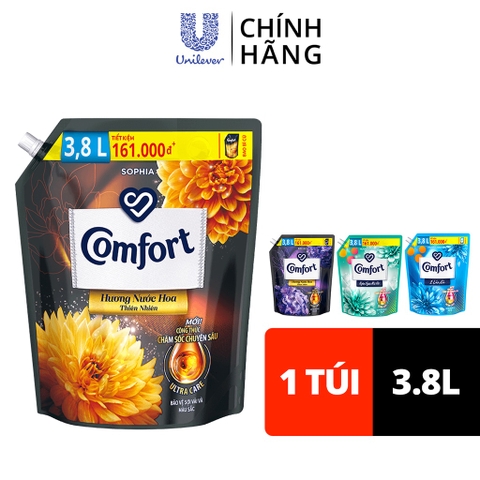 Nước Xả Vải Comfort Chăm Sóc Chuyên Sâu - Túi 3.7L
