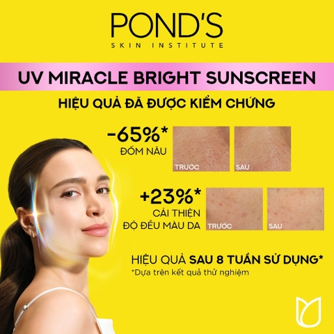 Kem chống nắng phổ rộng Pond's UV Miracle SPF 50+ PA++++ Tuýp 50G
