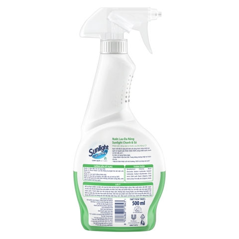 Nước Xịt Lau Đa Năng Sunlight Chanh Sả - 500ML