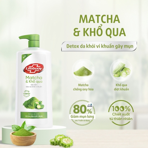 Sữa Tắm Lifebuoy Detox Và Sạch Sâu Khỏi Bụi Mịn 800G