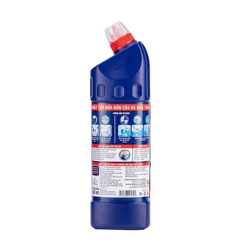 Nước Tẩy Bồn Cầu Vim Xanh Biển Diệt Khuẩn - Chai 880ML
