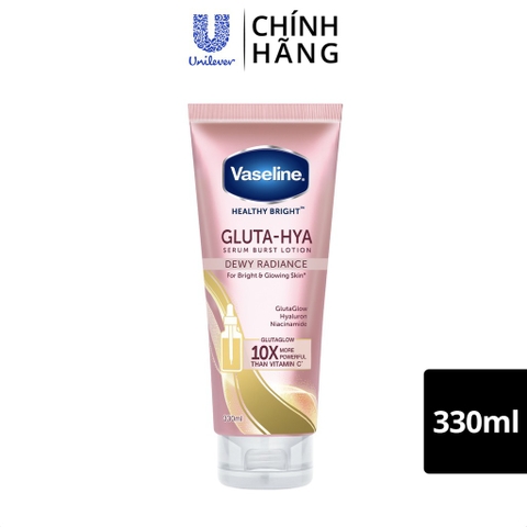 Kem Dưỡng Da Sáng Mịn Vaseline Gluta - Hya 330ML