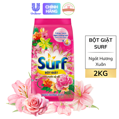 Bột Giặt Surf Ngát Hương Xuân - Túi 2KG