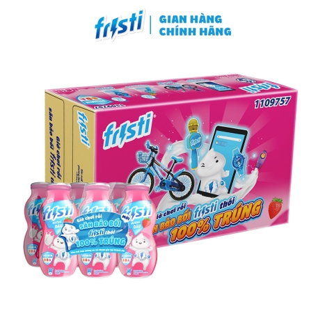 Sữa Chua Uống Fristi Hương Dâu - Thùng 48x80ML