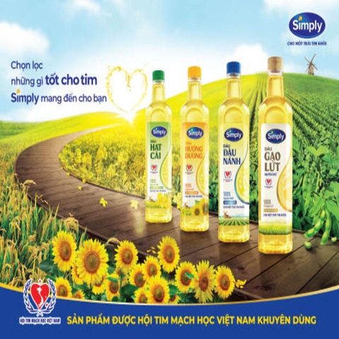 Dầu Ăn Simply Gạo Lứt - Chai 2L
