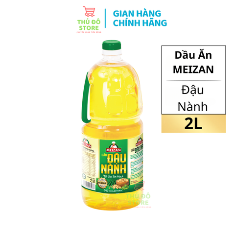 Dầu Ăn Meizan Đậu Nành - Chai 2L