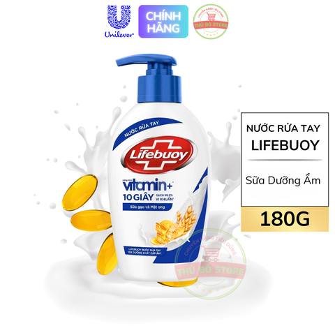 Nước Rửa Tay Lifebuoy Chai Nhỏ 180g