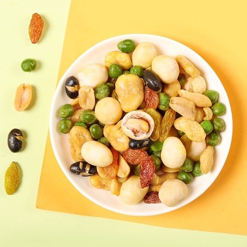 Hạt Mix Dinh Dưỡng GANYUAN | Hạt Dinh Dưỡng Mix Trái Cây Sấy Giòn | Hạt Ngũ Cốc Sấy Khô Tẩm Vị Nội Địa - Gói 30G