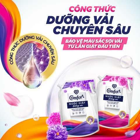 Nước Giặt Comfort Dưỡng Vải Hương Thời Thượng - Túi 2.2Kg