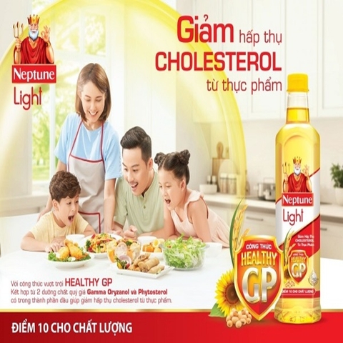 Dầu Ăn Neptune Light - Chai 1L
