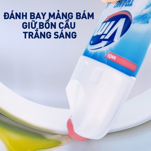 Nước Tẩy Bồn Cầu Vim Trắng - Chai 870ML