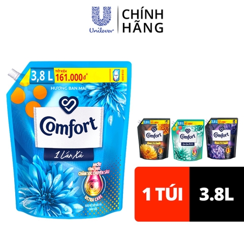 Nước Xả Vải Comfort Chăm Sóc Chuyên Sâu - Túi 3.7L