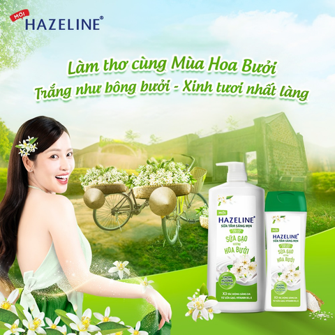 Sữa Tắm Dưỡng Thể Hazeline Hương Hoa - Chai 800G