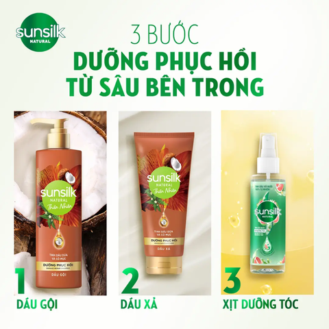 *CB Gội Xả Sunsilk Dừa 380ML + 330ML