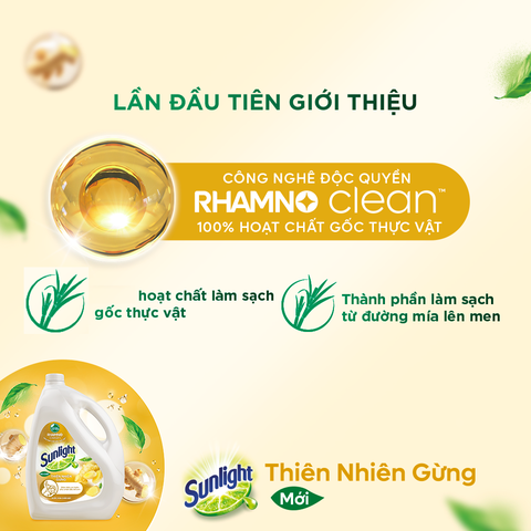 Nước Rửa Chén Bát Sunlight Gừng - Can 3.5KG