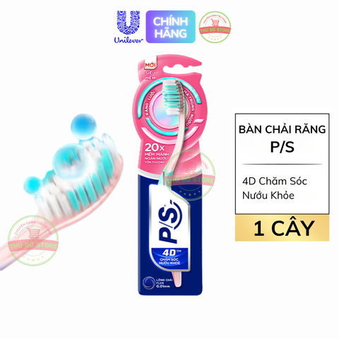 Bàn Chải Đánh Răng PS 4D Chăm Sóc Nướu Khoẻ Cao Cấp