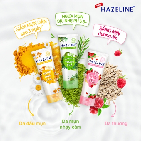 Gel Sữa Rửa mặt Hazeline Tuýp 100G