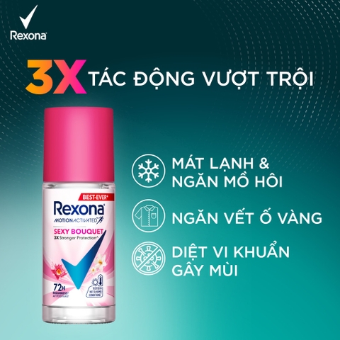 Lăn Khử Mùi Rexona - Chai 45ML