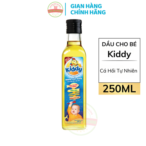 Dầu Ăn Kiddy Cá Hồi Dinh Dưỡng Cho Bé - Chai 250ML