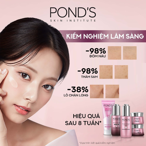 Kem Dưỡng Sáng Da Đa Tầng Pond's Bright Miracle Ngày | Đêm Mờ Thâm Sạm Với 50X Niasorcinol - Hũ 45G
