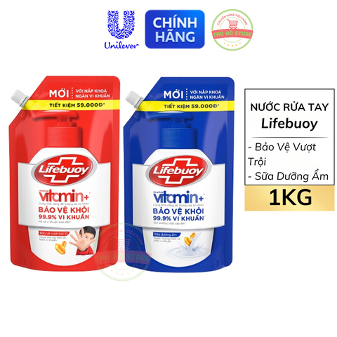 Nước Rửa Tay Lifebuoy - Túi 1KG
