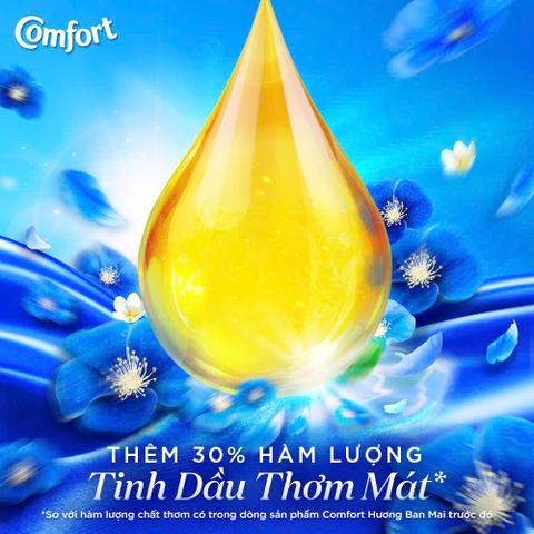 Nước Xả Vải Comfort Hương Nước Hoa Kiêu Sa - Túi 400ML (Bản Dùng Thử)