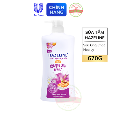 Sữa Tắm Hazeline - Chai 670G