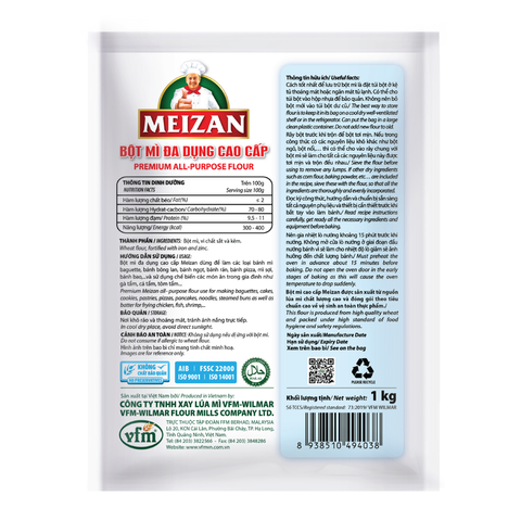 Bột Mì Meizan Đa Dụng Cao Cấp - Gói 1KG