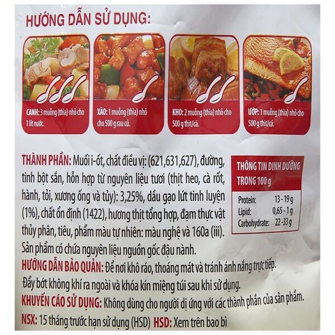 Hạt Nêm Neptune 4 trong 1 Vị Heo - Túi 500G
