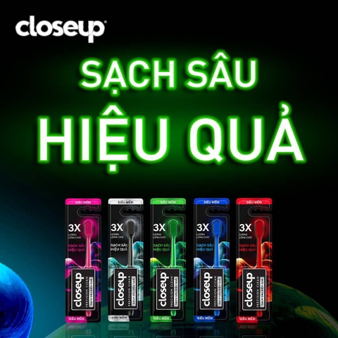 Bàn Chải Đánh Răng Closeup Precision Clean Siêu Mềm