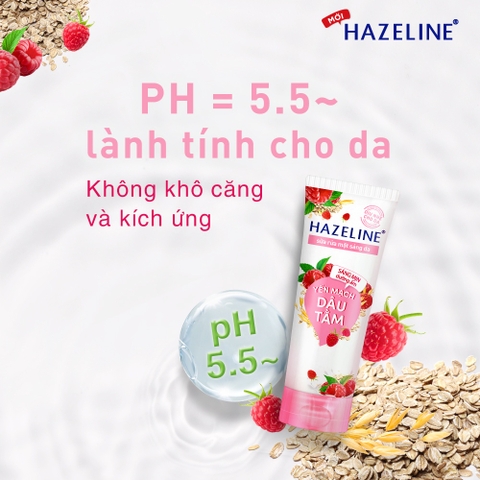 Gel Sữa Rửa mặt Hazeline Tuýp 100G
