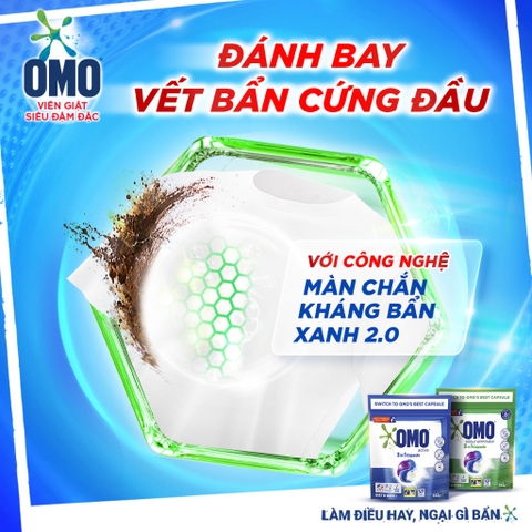 Viên Giặt OMO MATIC Công Nghệ Anh Quốc - 17 Viên/Túi