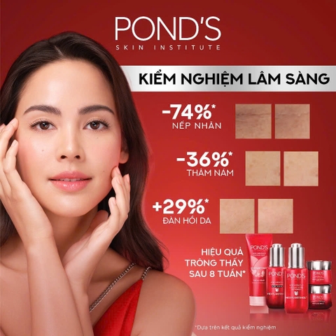 Serum Pond Age Miracle Ban Ngày & Đêm Mờ Đốm Nâu Và Nếp Nhăn Với 50X Hexyl-Retinol - Lọ 30G (Đỏ)