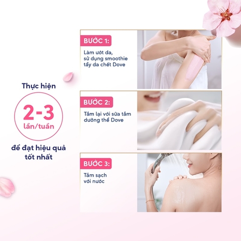 Smoothie Tẩy Tế Bào Chết Body Dove  Hũ 298G