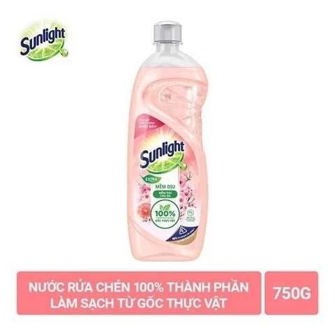Nước Rửa Chén Bát Sunlight Thiên Nhiên - Chai 750G