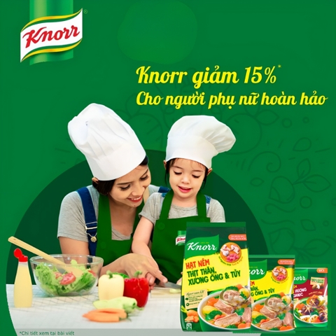 Hạt Nêm Knorr Từ Thịt Thăn Và Xương Ống & Tủy - Túi 400G